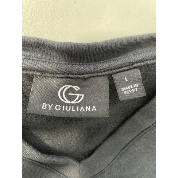 G By Giuliana So Soft French Terry 2 Piece Top and Pant Set Size Large Comfort - Picture 4 of 7